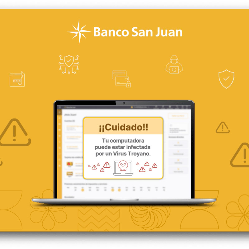 Banco San Juan «Virus&nbsp;troyanos»